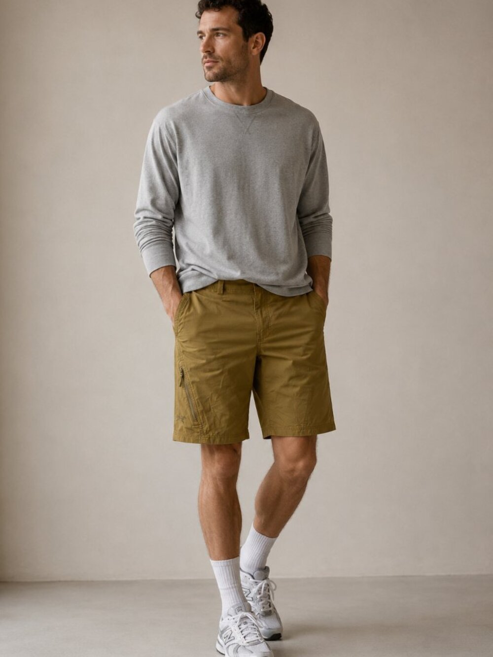 Arc'teryx Tan Ripstop Cargo Shorts Men's Size 28 Trim Fit
